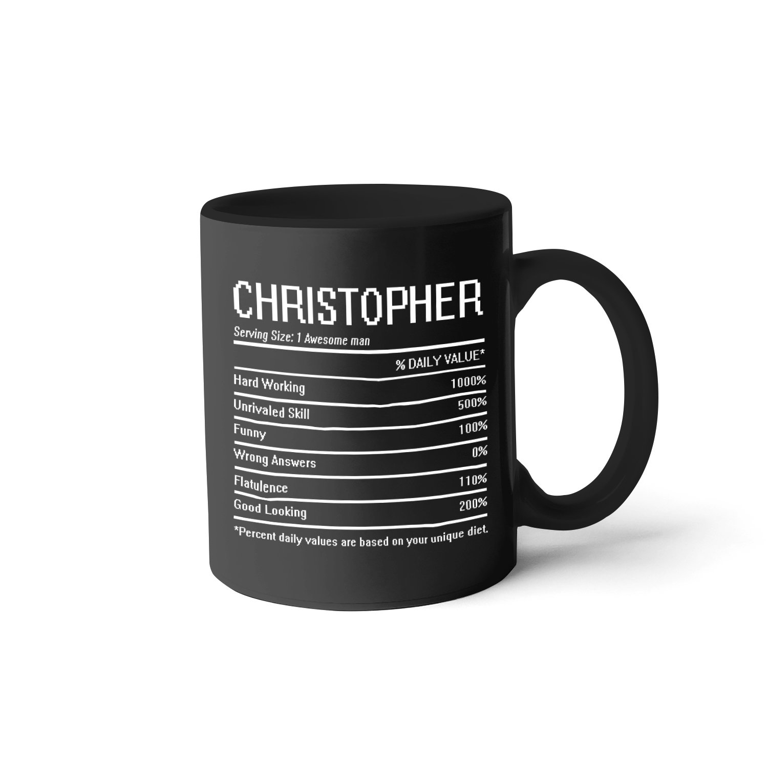Nutrition Funny Custom Name Mug | Great Birthday Gift | Personalized Name Mug - Thegiftio UK