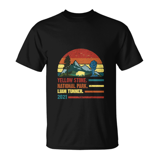 Custom Yellowstone National Park Tshirt | Funny Name Gift | Personalized Quote Tshirt - Seseable