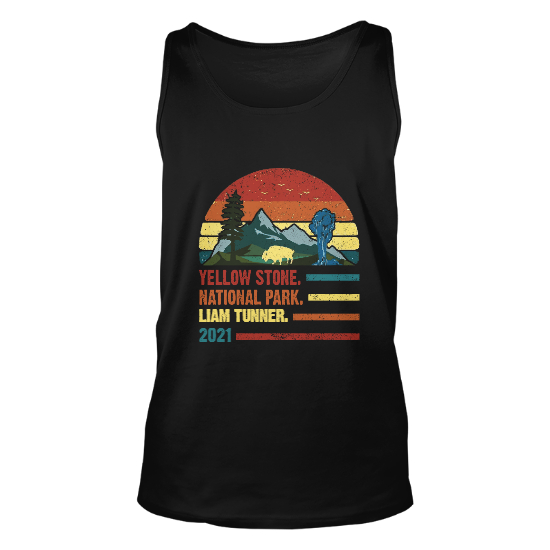 Custom Yellowstone National Park Tank Top | Funny Name Gift | Personalized Quote Tank Top | Seseable CA