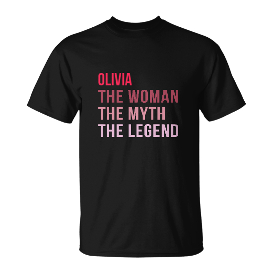 Custom The Woman The Myth The Legend Tshirt | Women Gift | Personalized Name Tshirt | Seseable CA