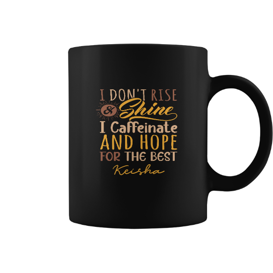 Custom I Dont Rise And Shine Coffee Mug | Funny Gift | Personalized Name Coffee Mug | Seseable CA