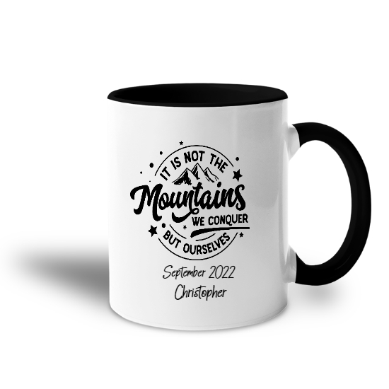 Custom Its Not The Mountains Accent Mug | Birthday Gift For Camper | Personalized Camping Accent Mug - Seseable
