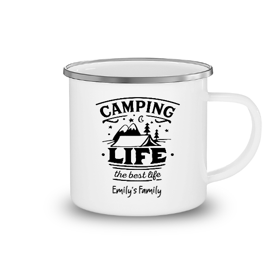 Custom Camping Life Is The Best Life Camping Mug | Birthday Gift For Camper | Personalized Camping Camping Mug - Seseable