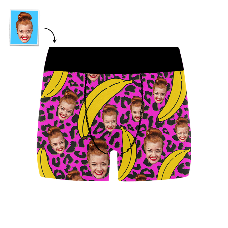 Custom Girlfriend Face I Licked It So It Is Mine Boxers, Custom Photo