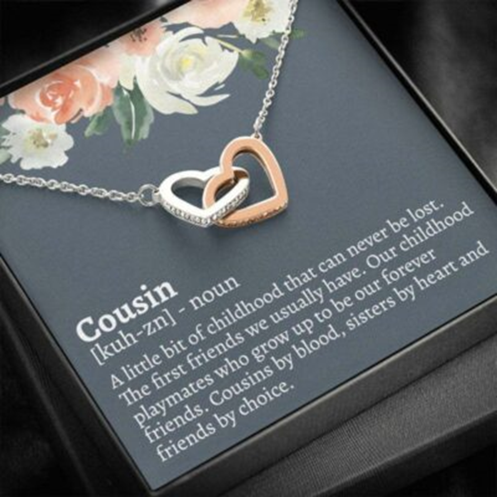 Cousin Necklace, Cousin Gift, Birthday Necklace Gift For Cousin, Cousin Gift For Her - Thegiftio UK