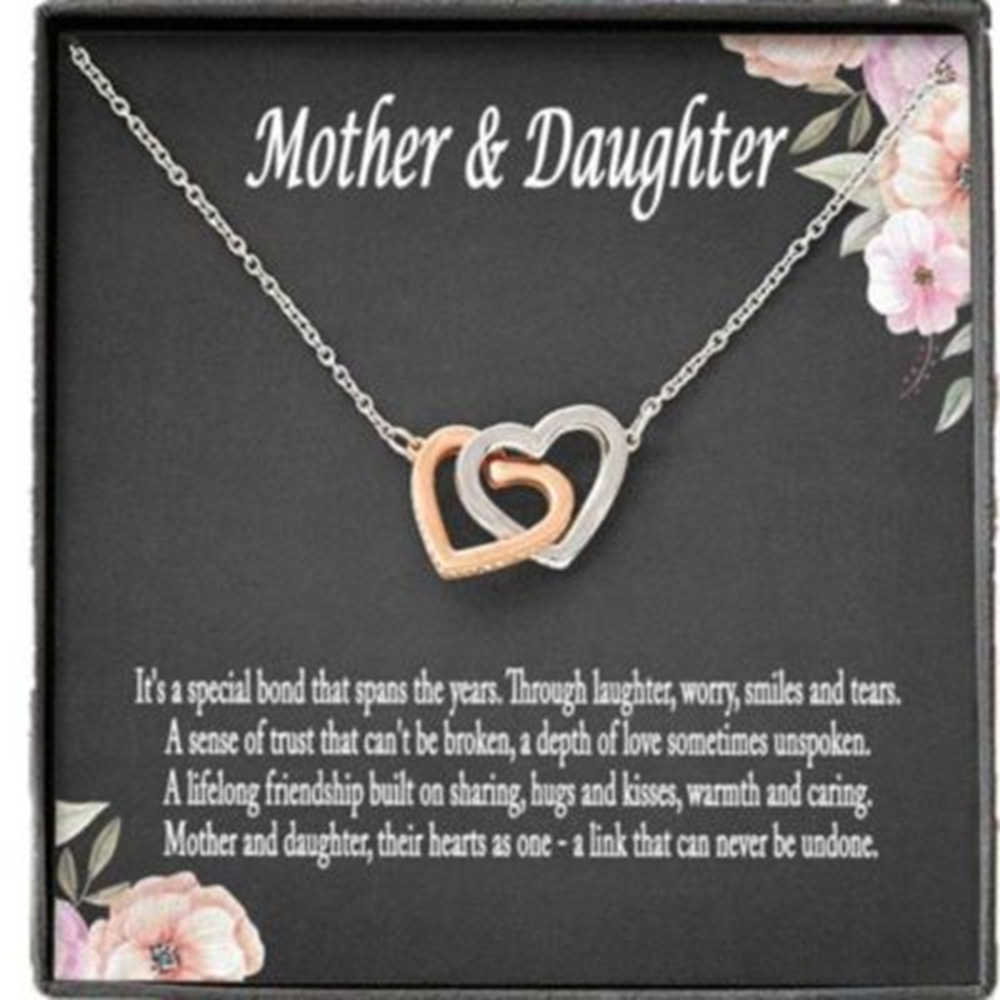 Mom Necklace, Daughter Necklace, Mother Daughter Necklace, Mother Daughter Gift Necklace, Mother Daughter Necklace - Thegiftio UK