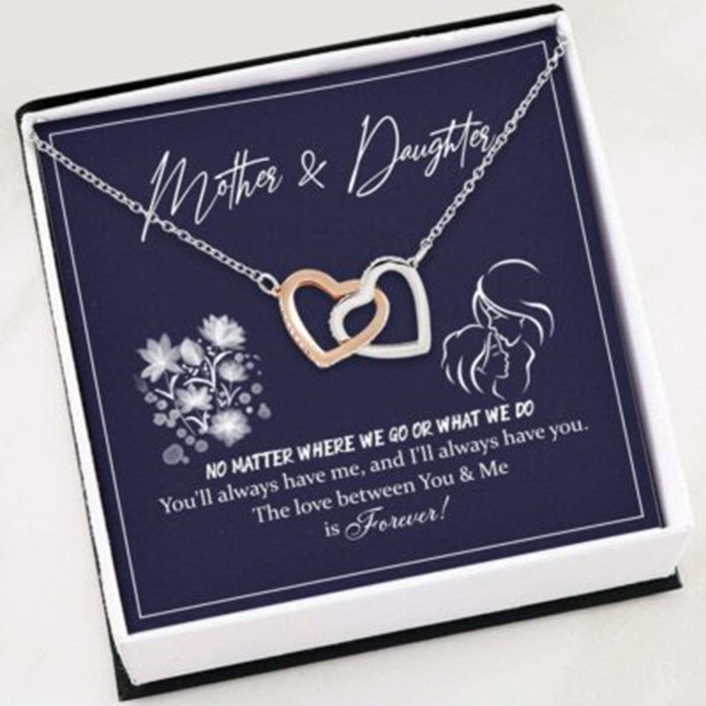Mom Necklace, Daughter Necklace, Mother And Daughter Necklace , Gift For Daughter Mom - Thegiftio UK