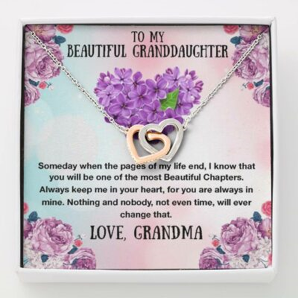 Granddaughter Necklace, To My Granddaughter Necklace , Gift For Granddaughter From Grandma - Thegiftio UK
