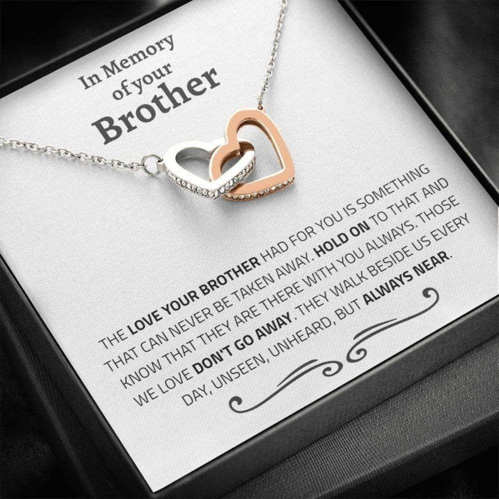 Loss Of Brother Gift, Condolences For Loss Of Brother, Remembrance For Brother, Loss Of Sibling, In Memory Of Your Brother - Thegiftio UK