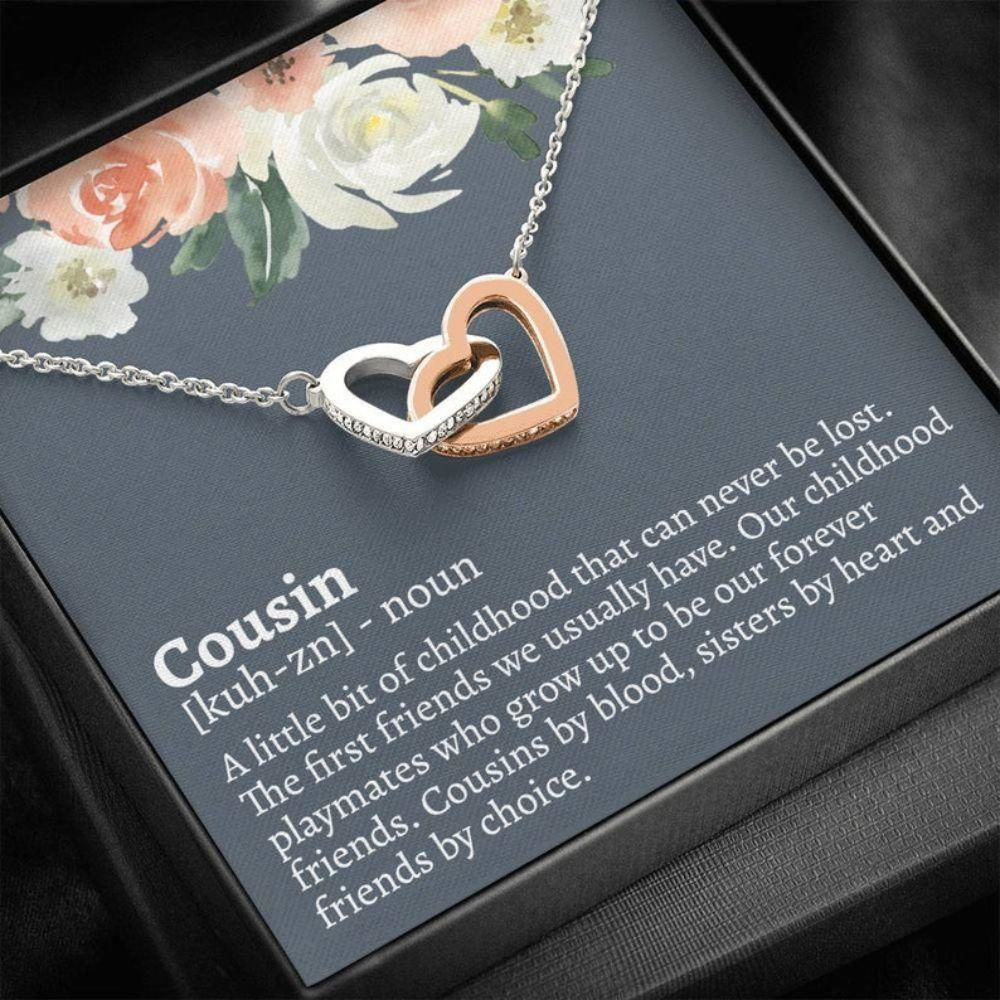 Cousin Necklace, Cousin Gift, Birthday Necklace Gift For Cousin, Cousin Gift For Her, Cousin Wedding Gift, Cousin Sister, Gift For Cousin Female - Thegiftio UK