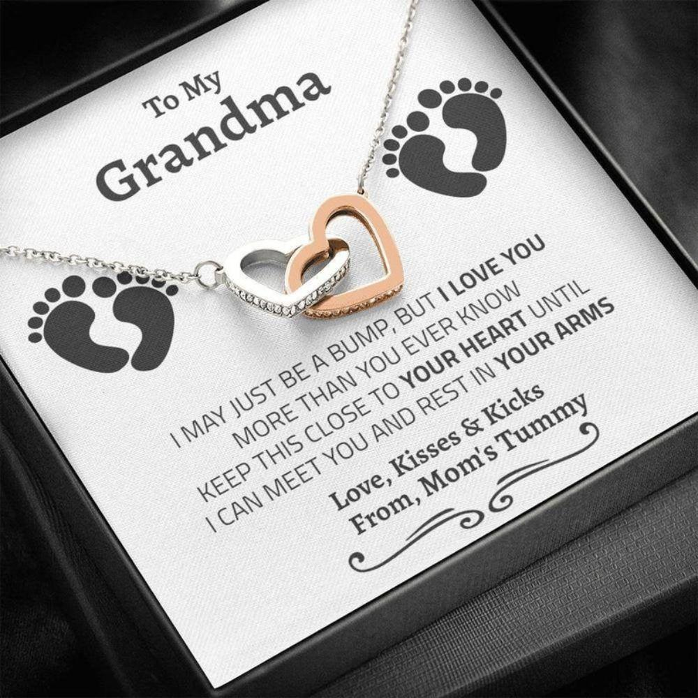 Grandmother Necklace, New Grandma Gift, Gifts For Expectant Grandmother, Future Grandma, Expecting Grandma, Gift For Grandma To Be - Thegiftio UK