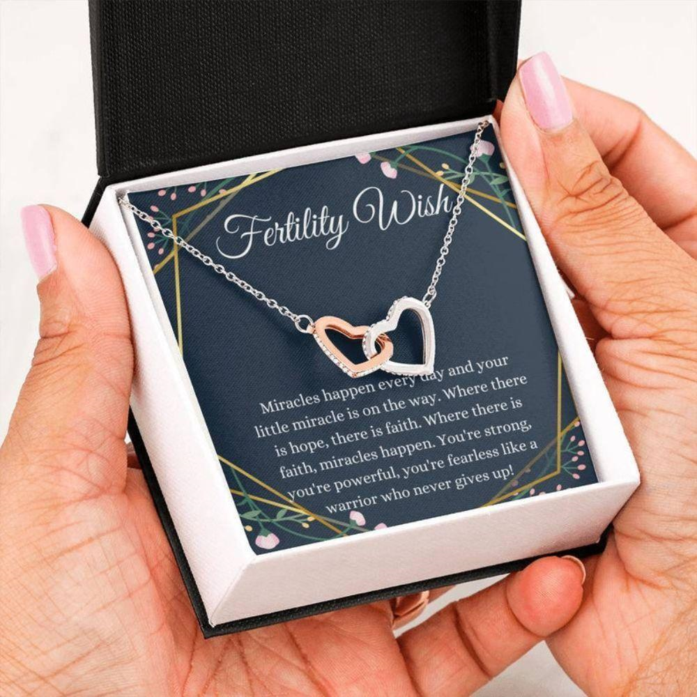 Wife Necklace, Friend Necklace, Fertility Wish Gift, Infertility Gifts, Ivf Gift, Fertility Gift, Miscarriage Gift, Support Gift, Fertility Necklace - Thegiftio UK