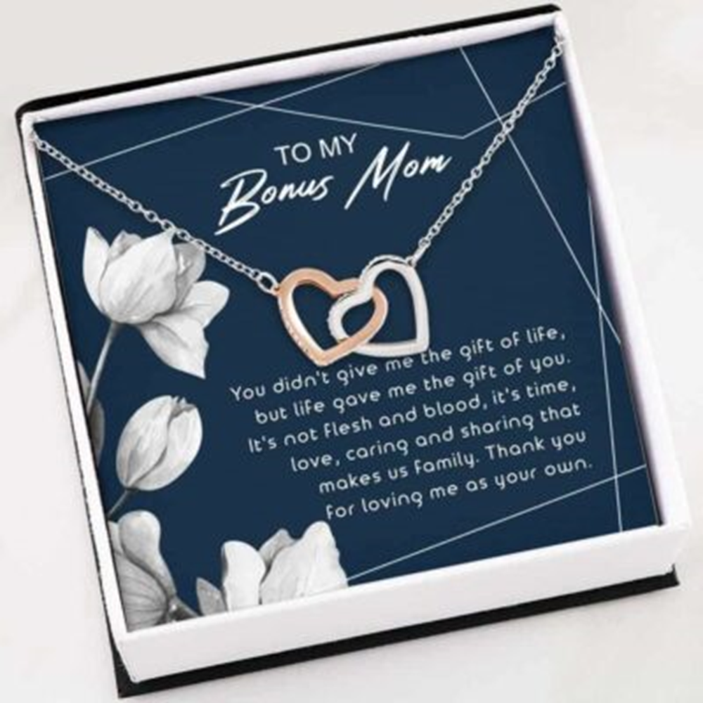 Stepmom Necklace, Necklace For Women Girl , Bonus Mom Necklace , Unbiological Mother Gift - Thegiftio UK
