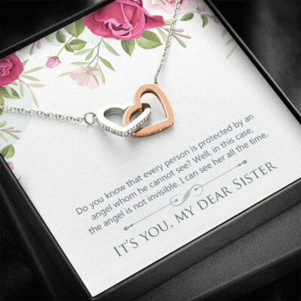 Sister Necklace, It, You My Dear Sister Necklace Gift , Gift For Best Friend, Bestie, Soul Sister - Thegiftio UK
