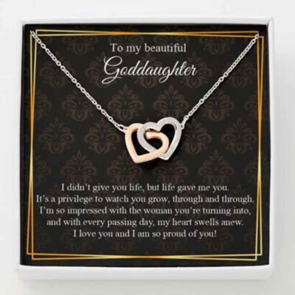 Goddaughter Necklace, Necklace For Goddaughter, Goddaughter Gift, Gift From Godmother - Thegiftio UK