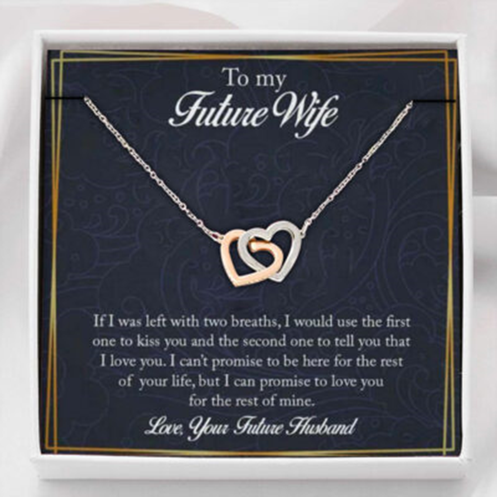 Future Wife Necklace, To My Future Wife Necklace Gift, Necklace For Fiancee, Necklace For Future Wife - Thegiftio UK