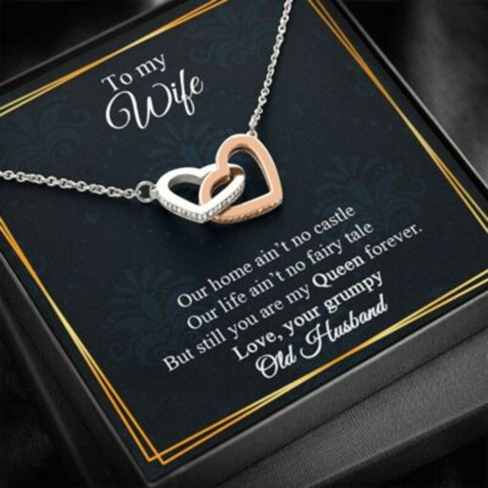 Wife Necklace, To My Wife Necklace Gift, Necklace For Wife, Birthday Gift For Wife, Anniversary - Thegiftio UK