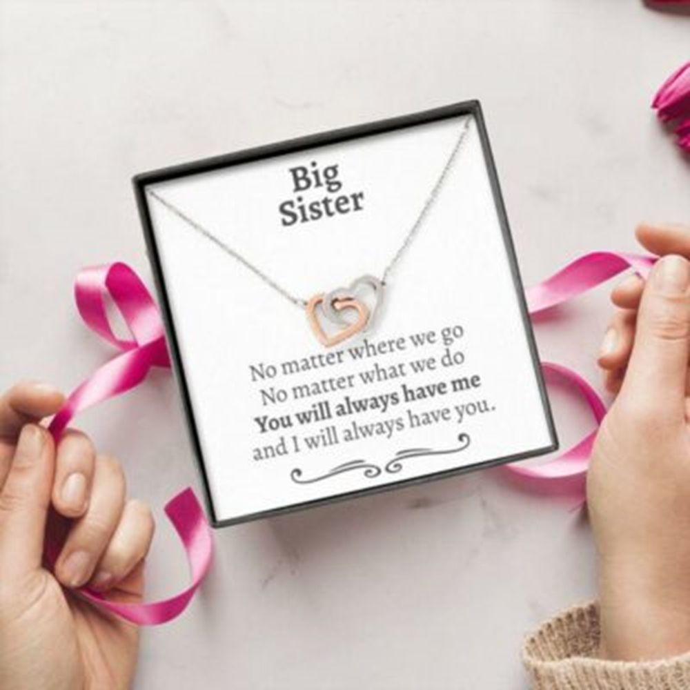 Sister Necklace, Big Sister Necklace Gift, Gift For Big Sister, Big Sister Birthday, Big Sister - Thegiftio UK