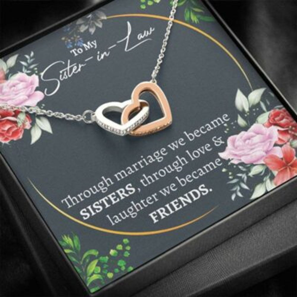 Sister Necklace, Sister In Law Necklace, Gift For Sister In Law Wedding, Future Sister In Law - Thegiftio UK