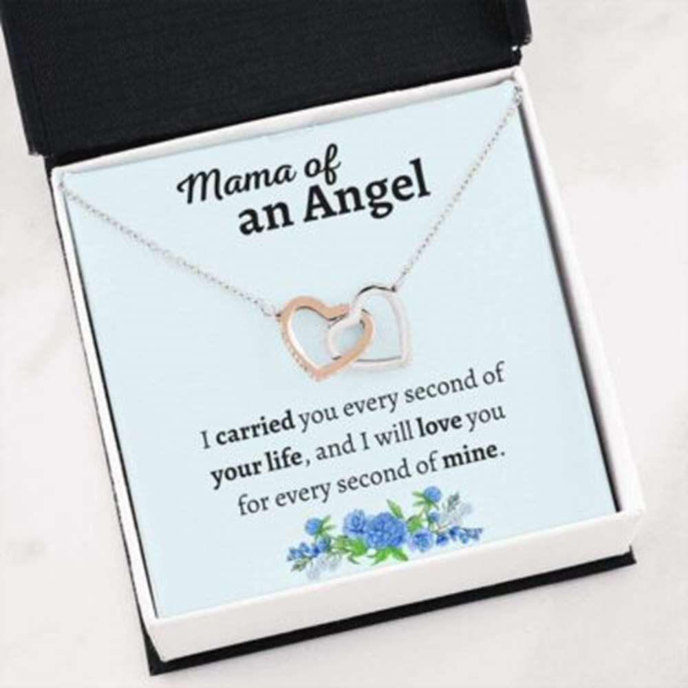 Mama Of An Angel Necklace Memorial Gift. Remembrance Pregnancy Loss Miscarriage Sympathy Necklace - Thegiftio UK
