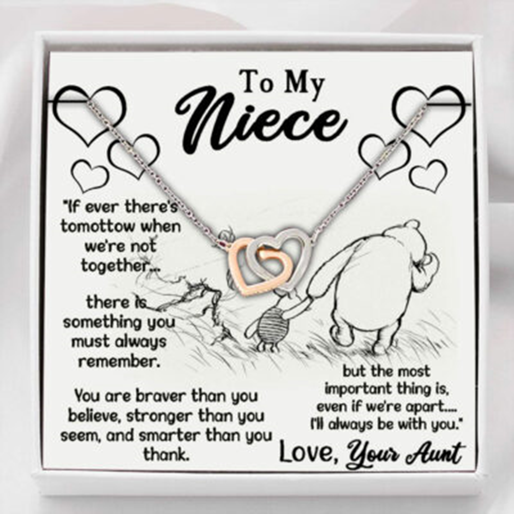 Aunt Necklace, Niece Necklace, Aunt Necklace, Niece Necklace, To My Niece Necklace, Gift For Niece, Niece Gift From Aunt, Niece Birthday Gift - Thegiftio UK