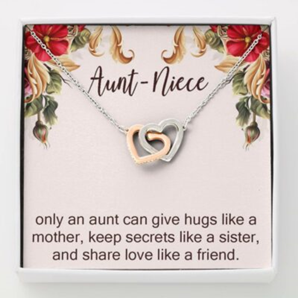 Aunt Necklace, Niece Necklace, Aunt Niece Necklace, Niece-Aunt Gift, Aunt And Niece - Thegiftio UK