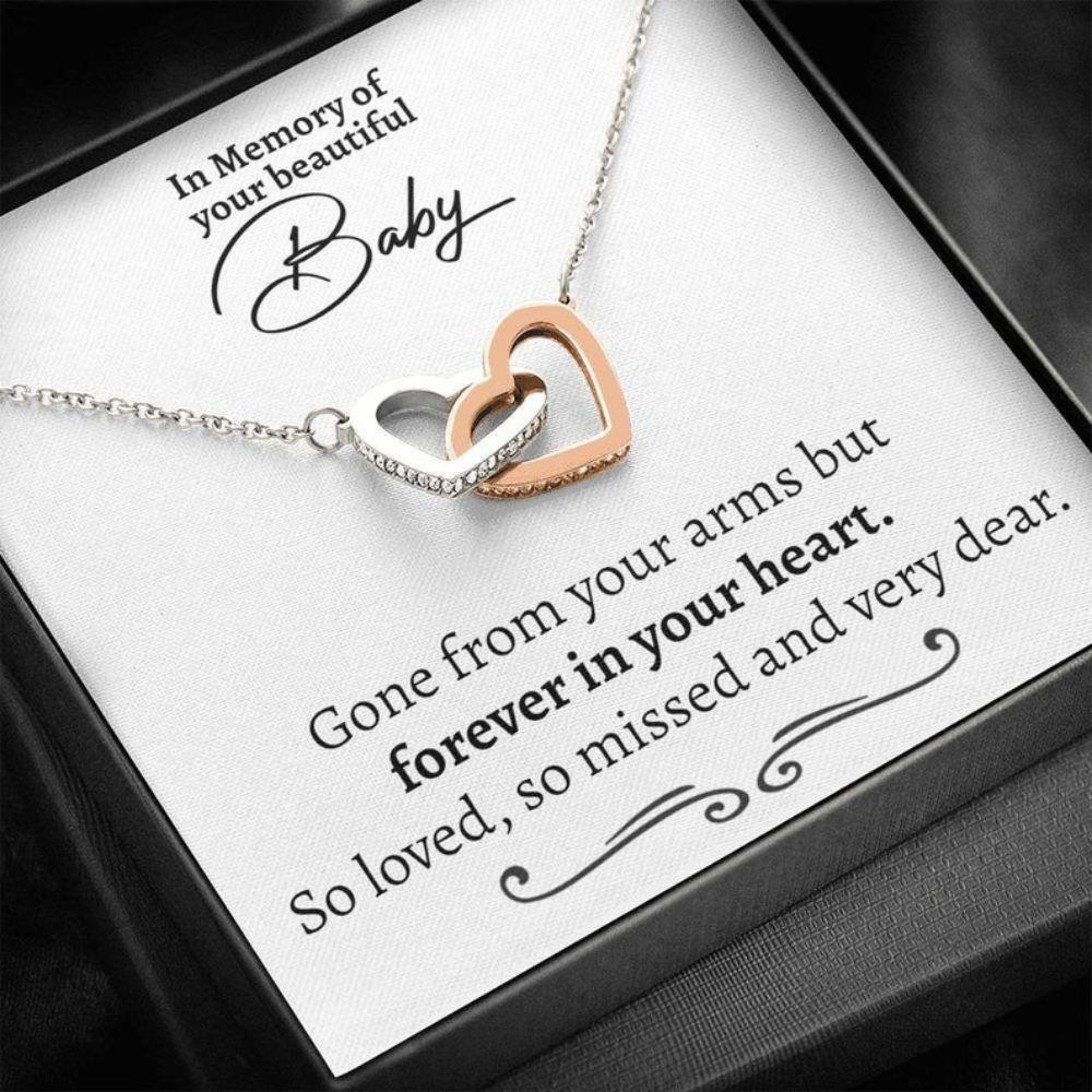 Infant Loss Necklace Gift, Miscarriage Gift, Pregnancy Loss Gift, Bereavement Gift, Infant Loss Gift, Condolence Gift For Miscarriage - Thegiftio UK