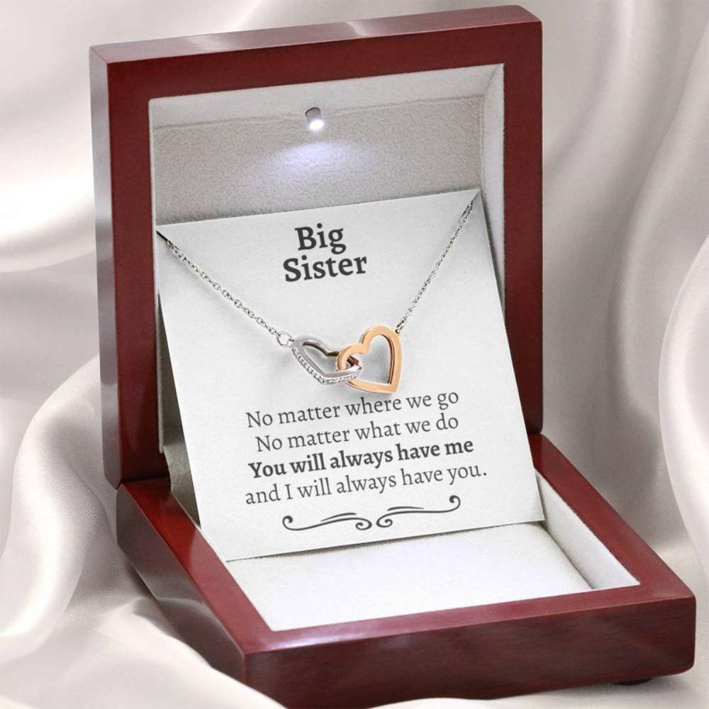 Sister Necklace, Big Sister Gift, Best Big Sister, Big Sister Necklace, Sister Gift Christmas, Gift For Big Sister, Big Sister Birthday - Thegiftio UK
