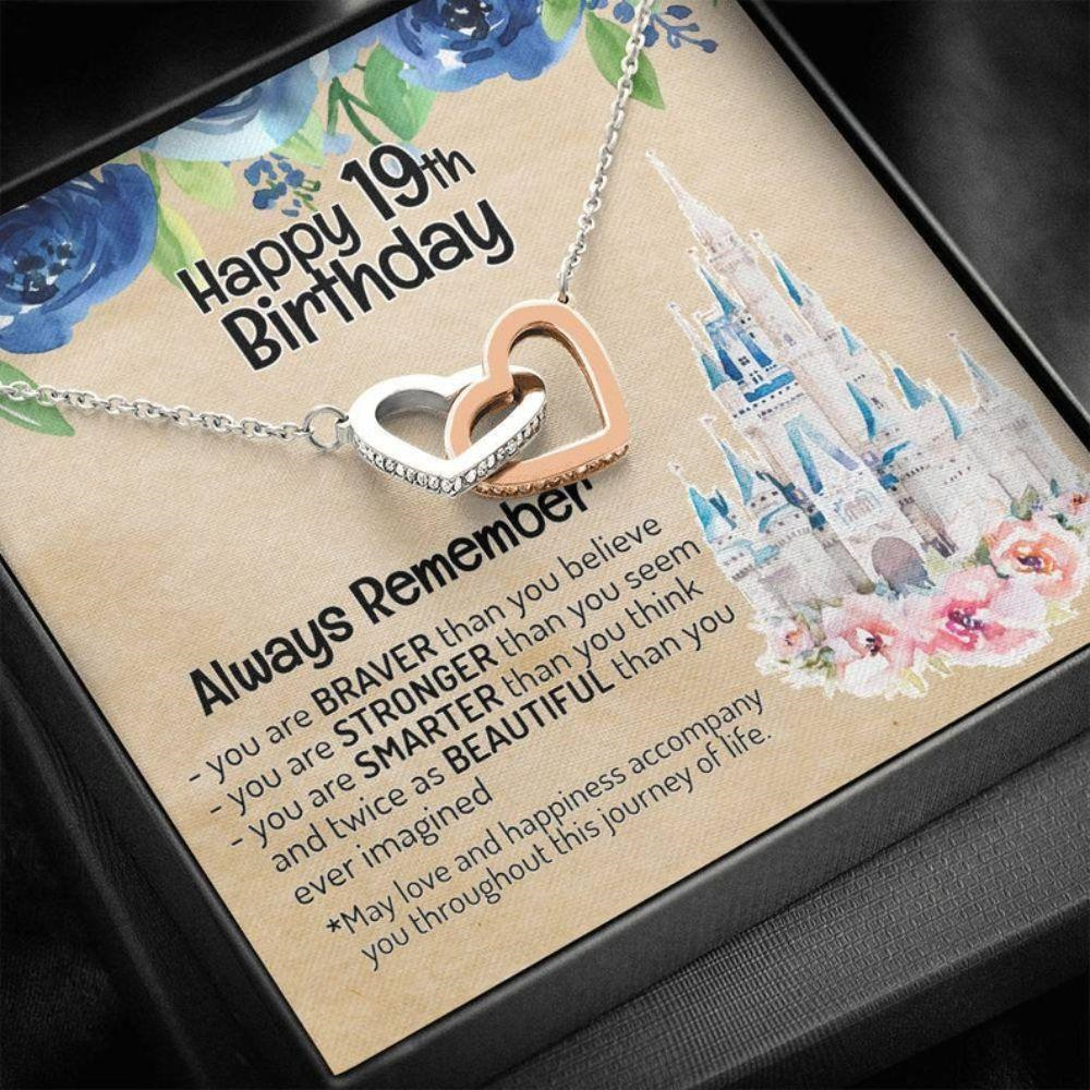 Daughter Necklace, Happy 19Th Birthday Necklace Gift For 19Th Birthday Girl, 19Th Birthday Necklace Gift, 19 Year Old Birthday Necklace Gift - Thegiftio