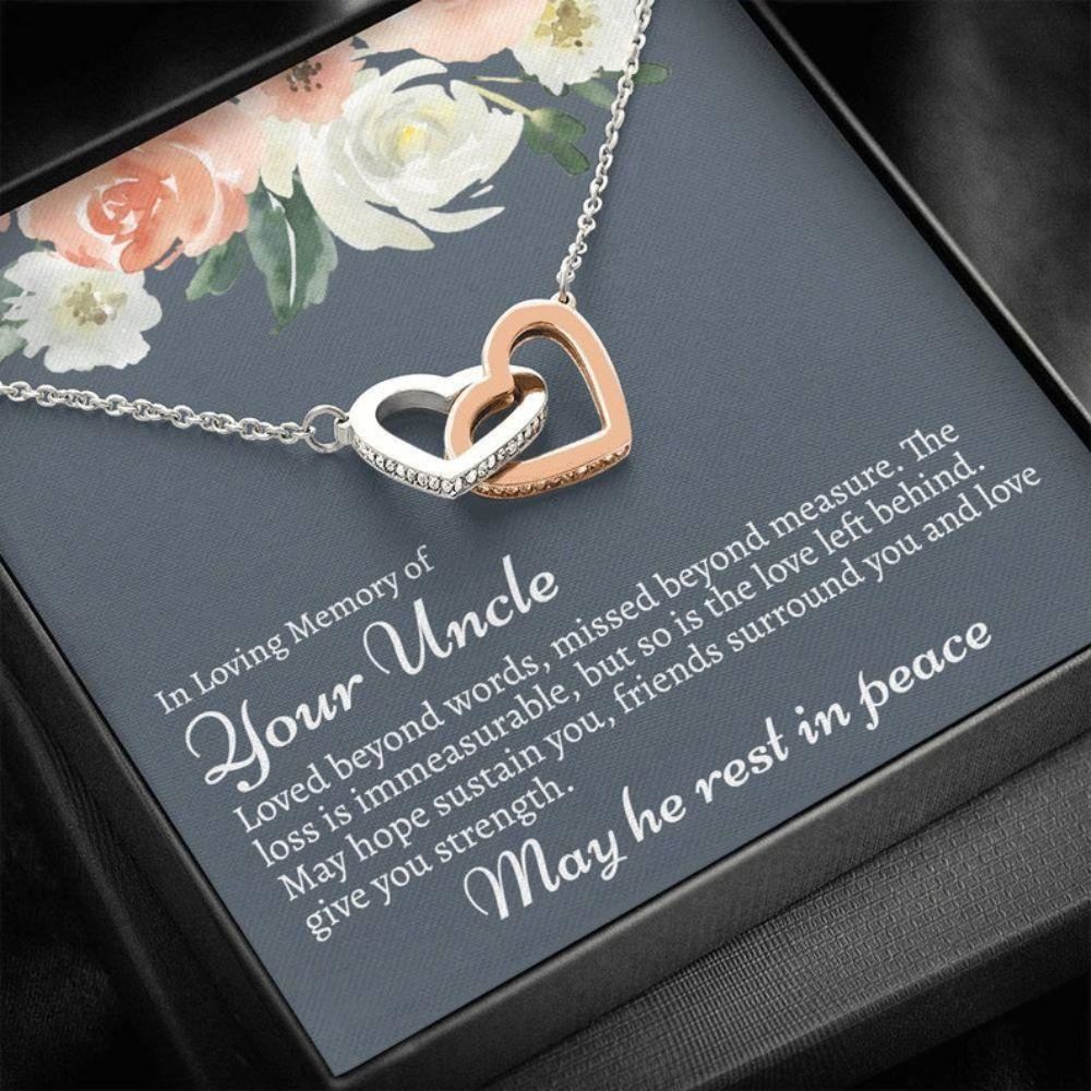 In Loving Memory Of Your Uncle, Uncle Memorial Gift, Loss Of An Uncle, Uncle Passing Sympathy Gift, Uncle Condolence Gift, Grieving Gift - Thegiftio UK