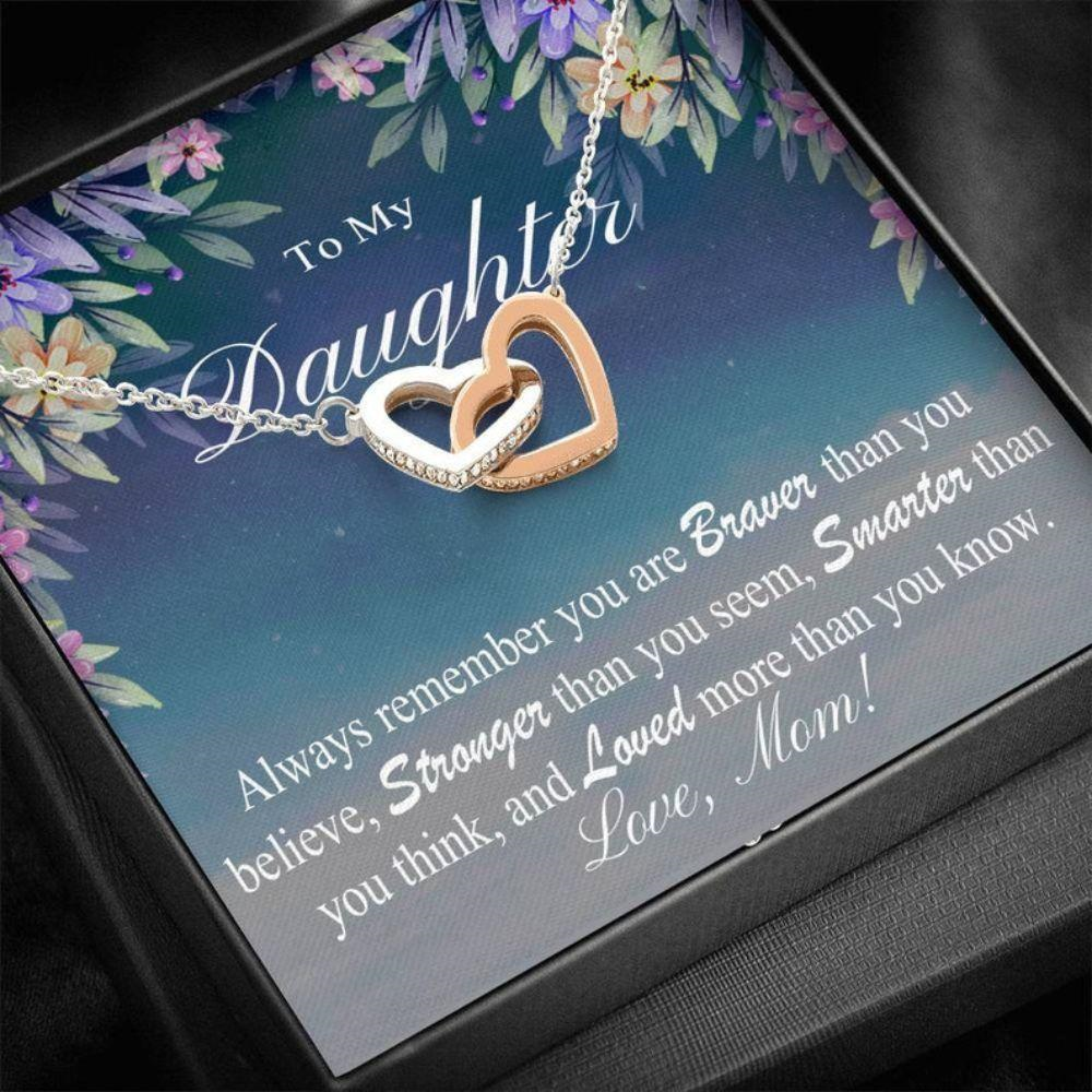Daughter Necklace, Daughter Gift From Mom, Mother Daughter Gift, To Daughter Necklace From Mom, Gift For Daughter - Thegiftio UK