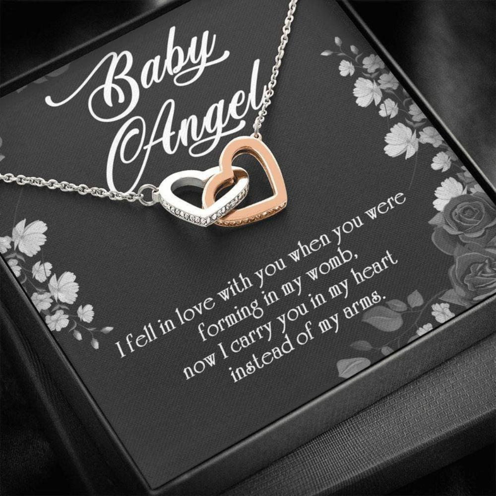 Miscarriage Necklace For Moms, Miscarriage Gift, Grieving Mom Gift, Loss Of Baby Gift, Pregnancy Loss Of Child Gift For Moms, Sympathy Gift - Thegiftio UK