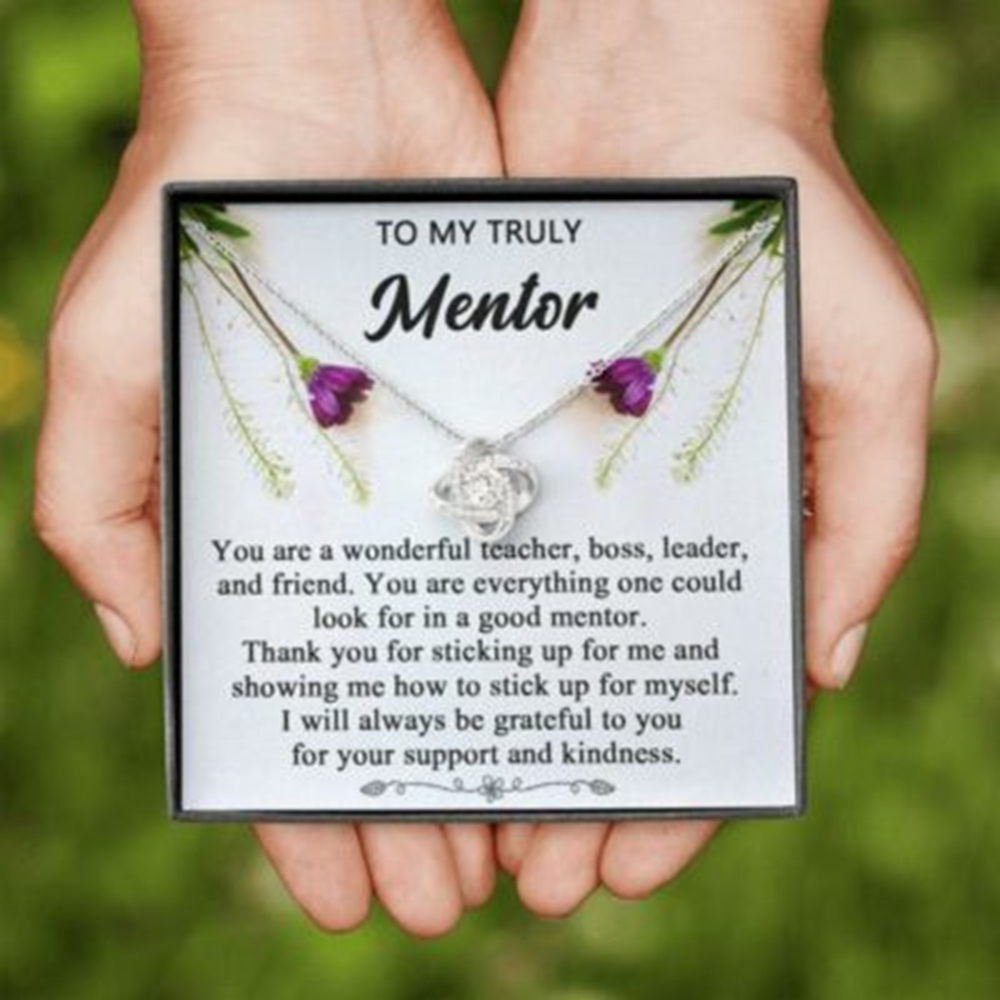 Mentor Gift Necklace, Mentor Thank You, Mentor Appreciation, Teacher