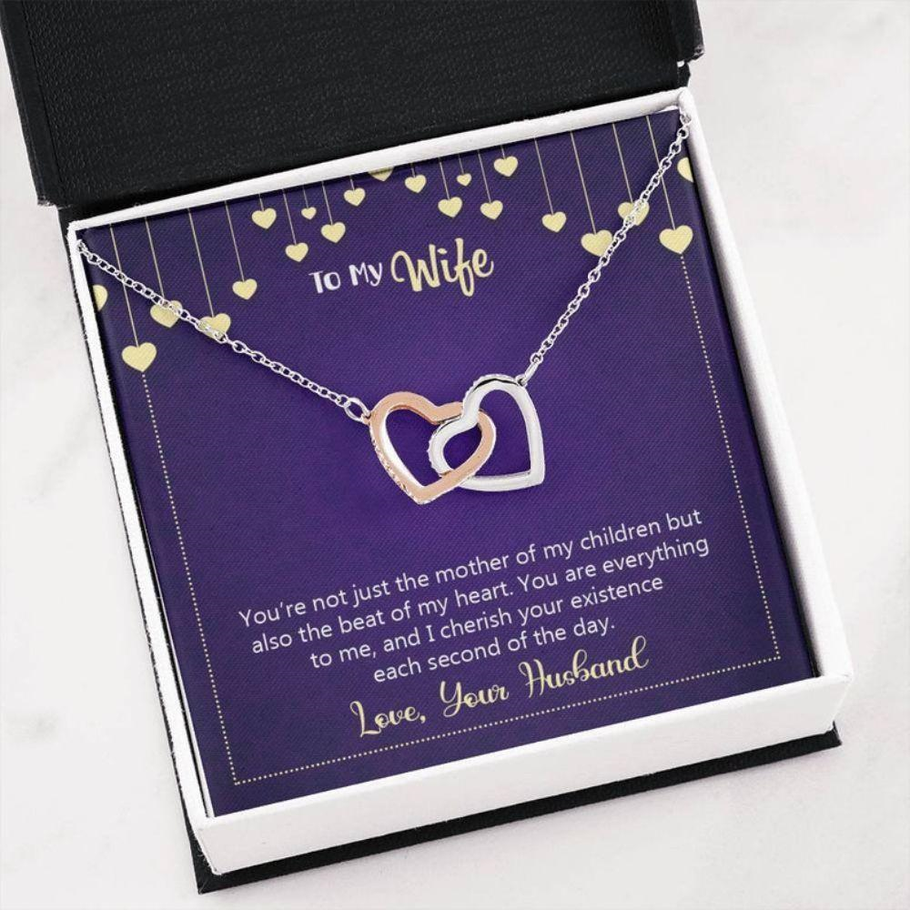 Wife Necklace, To My Wife Gift , Wife Christmas Necklace , Love Her Keepsake , Soulmate Necklace , Best Wife Ever - Thegiftio UK