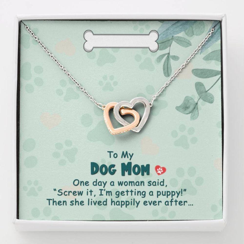 Mom Necklace, Best Dog Mama , Dog Parent Gift , Dog Lover Gift , Dog Mom Necklace , Funny Dog Mom Gift , Sweet Pet Parent - Thegiftio