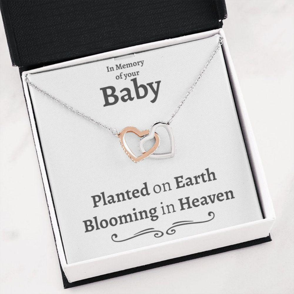 Memorials Necklace, Miscarriage Sympathy Gift, Infant Loss, Angel Baby, Lost A Baby, Gift For Someone Who Had A Miscarriage, Pregnancy Loss - Thegiftio UK