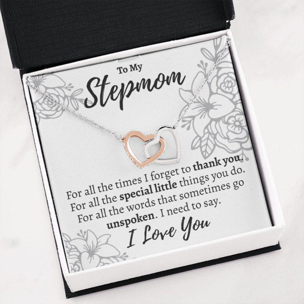 Stepmom Necklace, Stepmom Gift, Gift For A Stepmom, Gift For Stepmom, Gift For Stepmother, Bonus Mom Necklace - Thegiftio UK