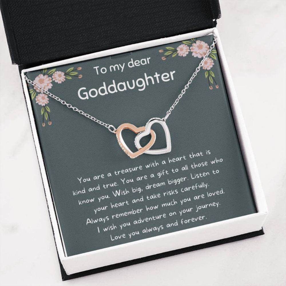 Goddaughter Necklace, Confirmation Gifts For Girls, Goddaughter Gifts From Godmother, Baptism Gift, First Communion Necklace - Thegiftio UK