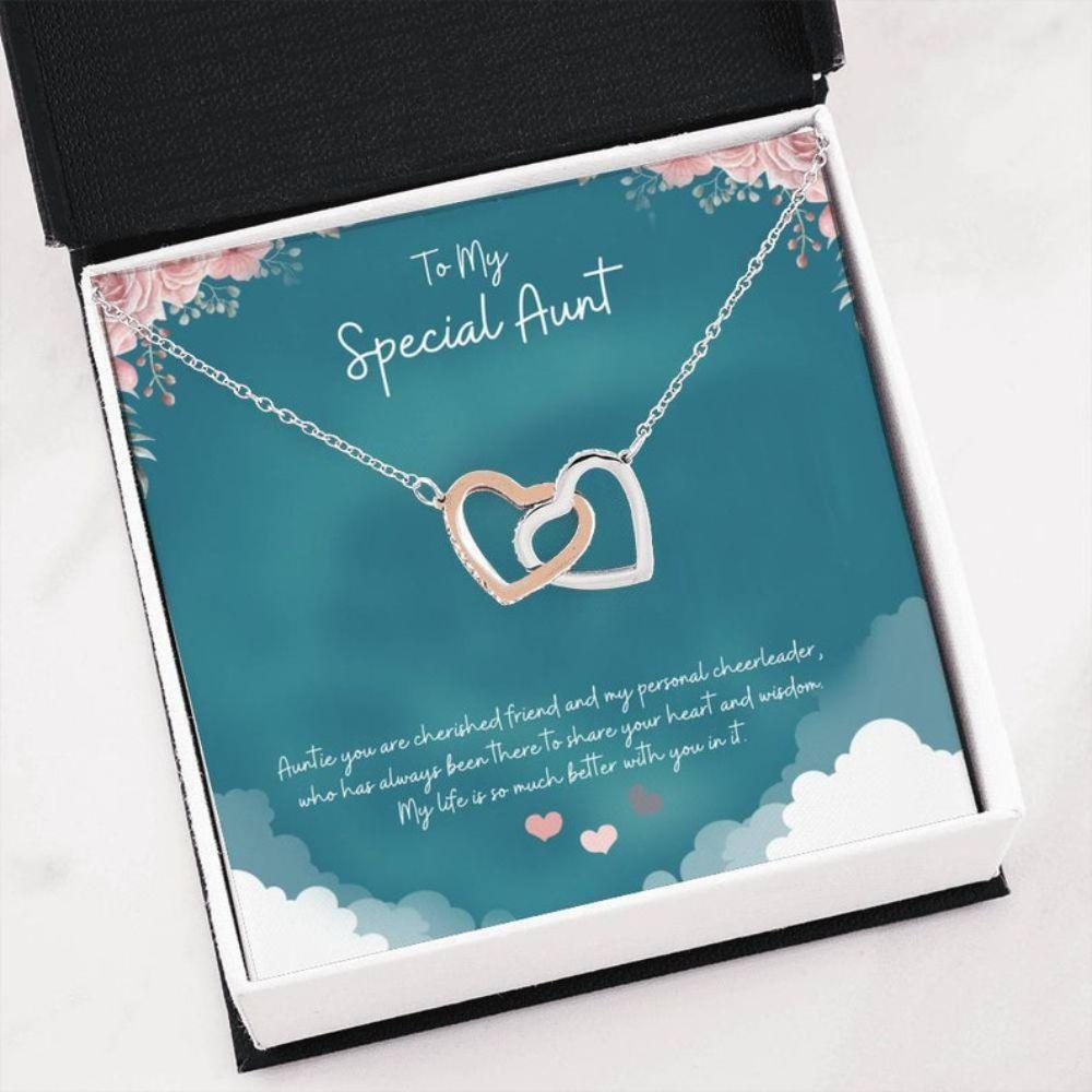 Aunt Necklace, Best Aunt Necklace , Favorite Aunt Gift , Necklace From Niece , Auntie Birthday - Thegiftio UK