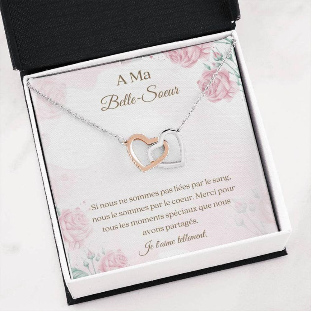 Sister Necklace, Belle-Soeur Gift , Sister In Law Necklace , French Sayings , Best Sister In Law , French Sister In Law Necklace - Thegiftio UK