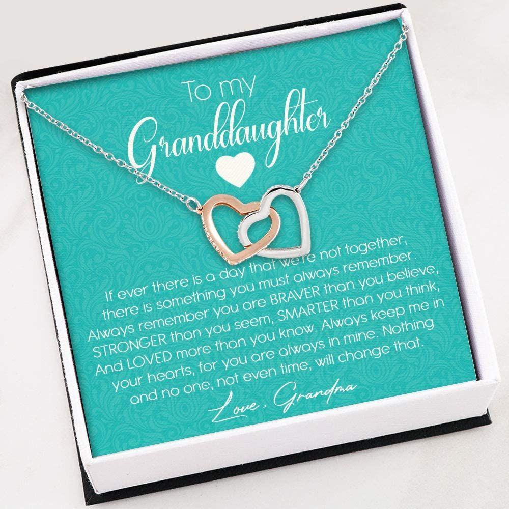 Granddaughter Necklace , To My Granddaughter Necklace With Gift Box For Birthday Christmas - Thegiftio UK