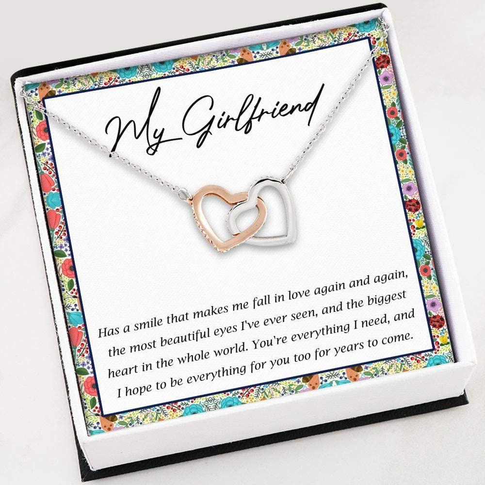 Girlfriend Necklace , Gift For Girlfriend Necklace , Necklace With Gift Box - Thegiftio UK