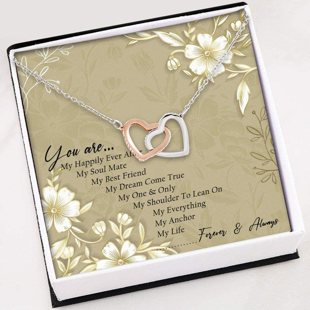 Wife Necklace, Soulmate Necklace , You Are My Soulmate Necklace , Necklace With Gift Box For Birthday Christmas - Thegiftio UK