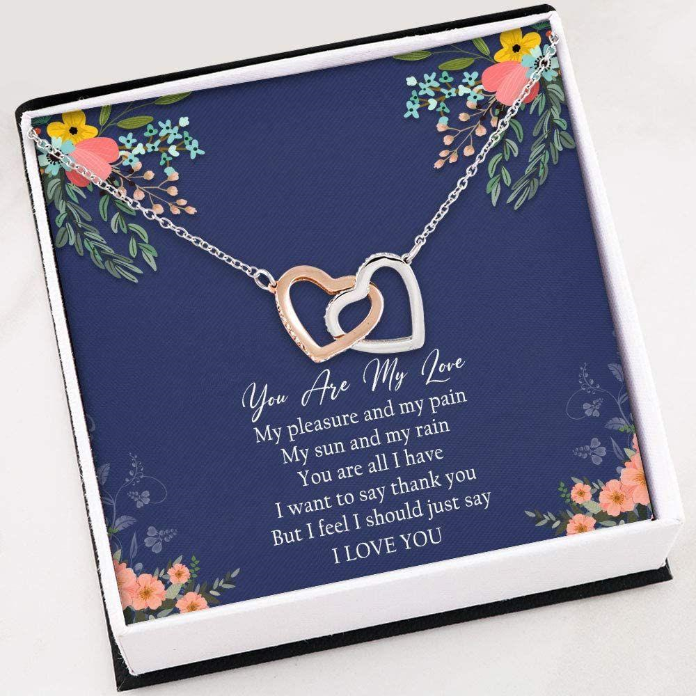 Girlfriend Necklace, Wife Necklace, Necklace For Her , You Are My Love Necklace Gifts - Thegiftio UK