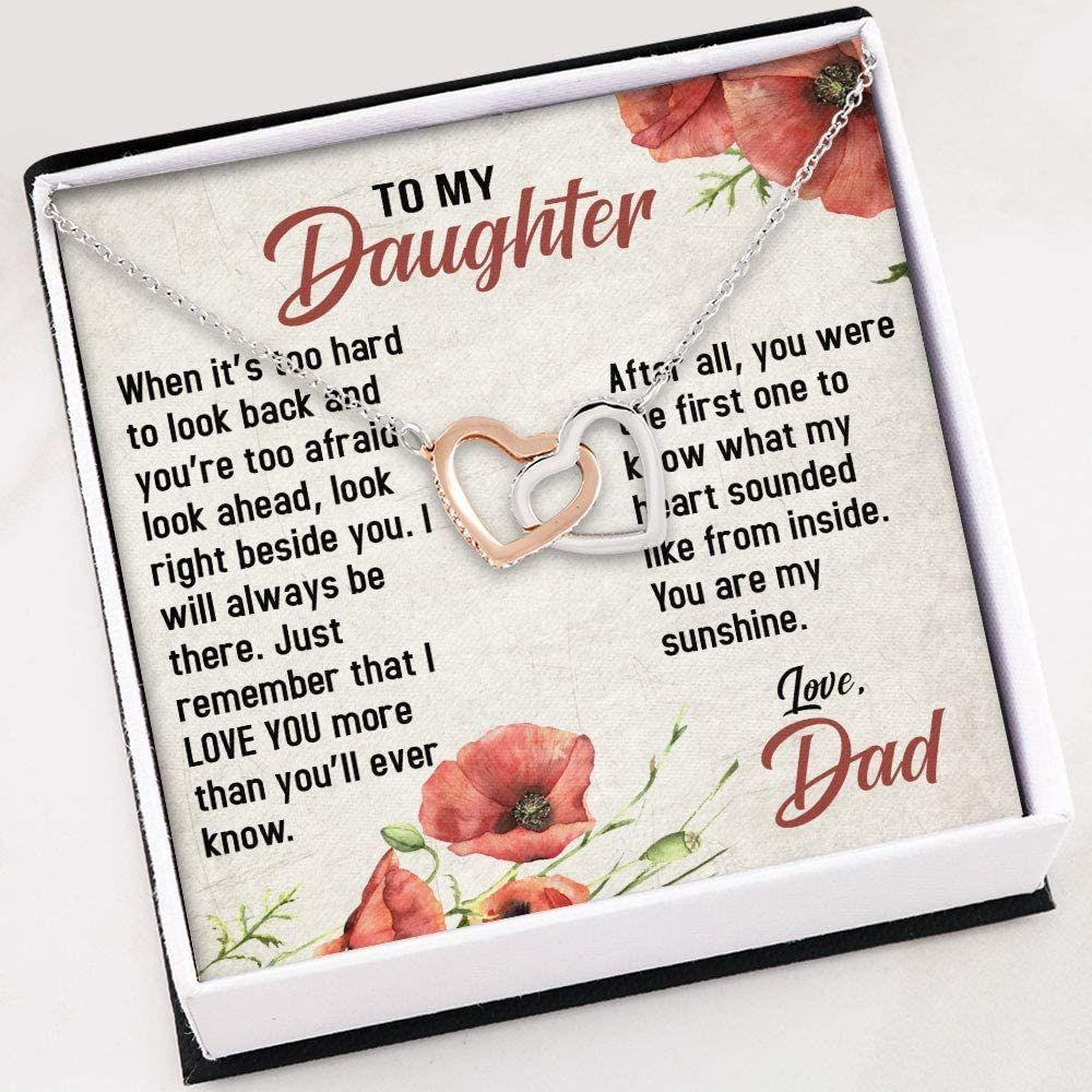 Daughter Necklace , To My Daughter Necklace , Necklace With Gift Box For Birthday Christmas - Thegiftio UK