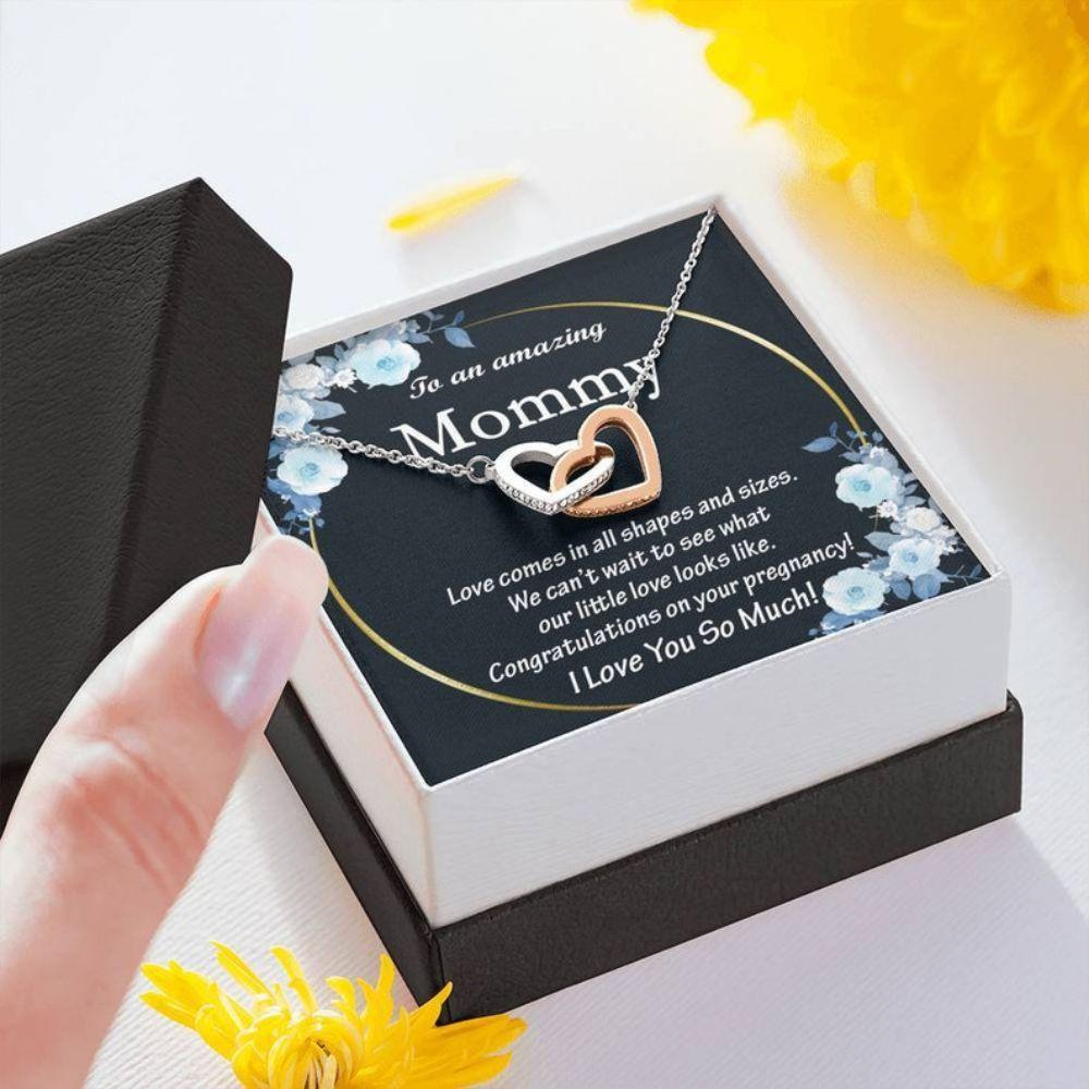 Mom Necklace, To An Amazing Mother Necklace Gift, Gift For Pregnant Wife, New Mom Gift From Husband - Thegiftio UK