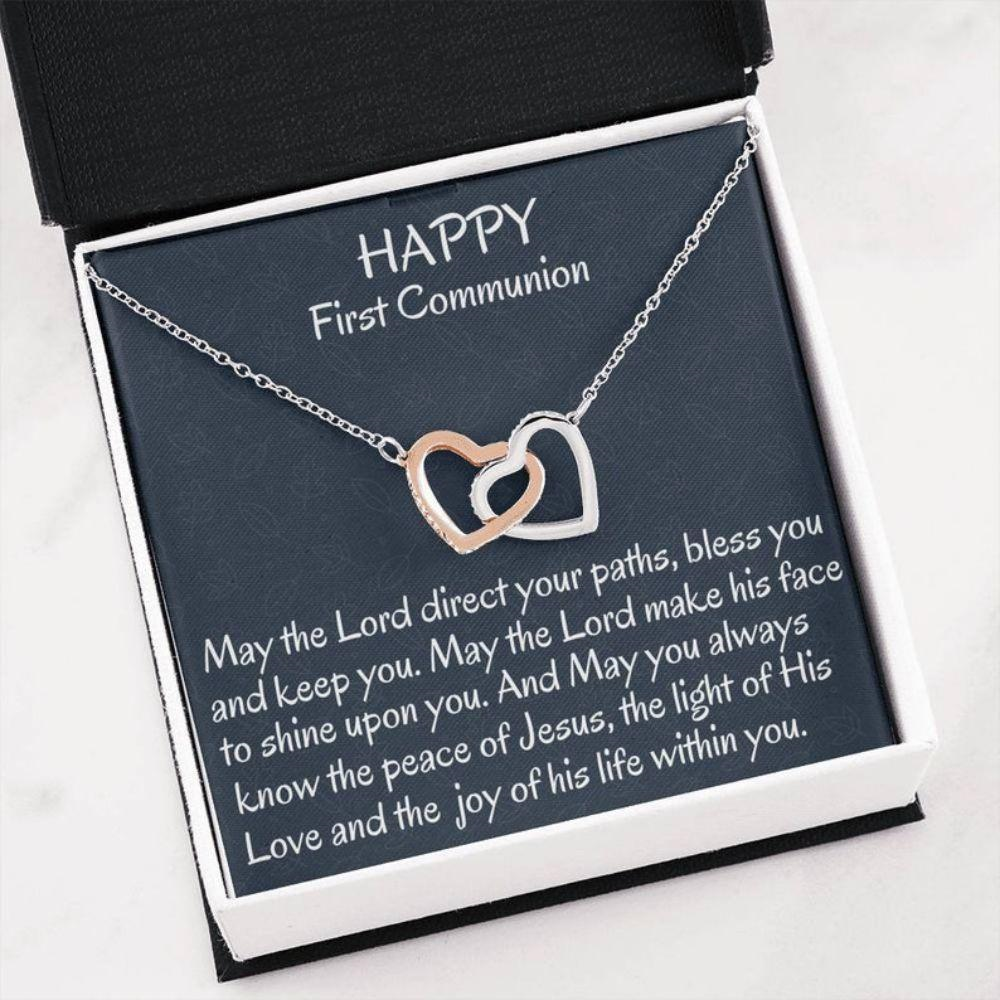 Goddaughter Necklace, First Holy Communion Gift For Goddaughter, Gift For Niece Or Granddaughter, Catholic - Thegiftio UK