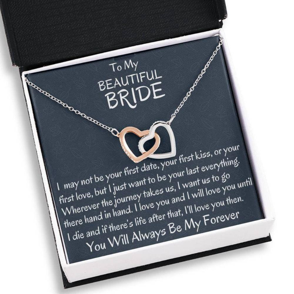 Future Wife Necklace, To My Bride Necklace, Wedding Day Gift For Bride From Groom, Gift For Wife To Be - Thegiftio UK