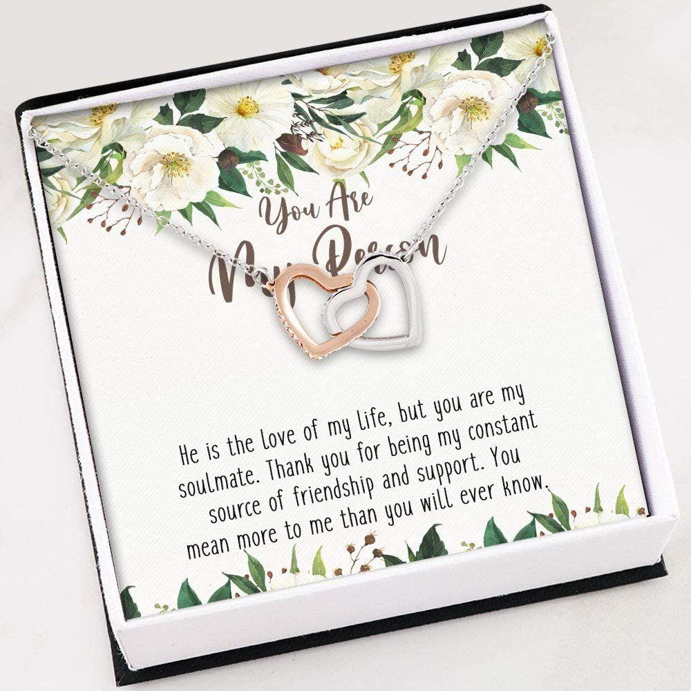 Girlfriend Necklace, Wife Necklace, Necklace For Women Girl , You Are My Person Necklace With Gift Box - Thegiftio UK