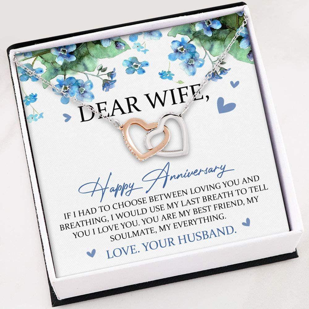 Wife Necklace, Necklace For Women , Anniversary For Wife Love Necklace - Thegiftio UK